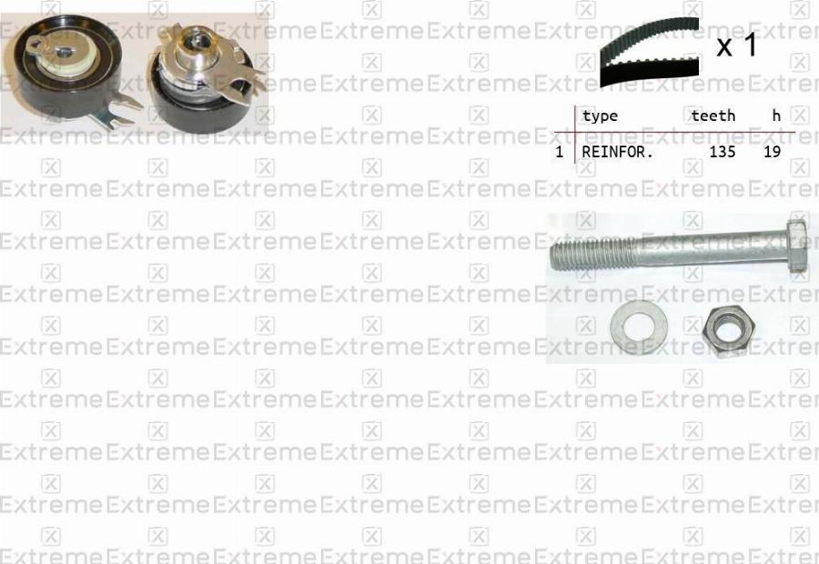 EXTREME 99990002 - Комплект ременя ГРМ autozip.com.ua