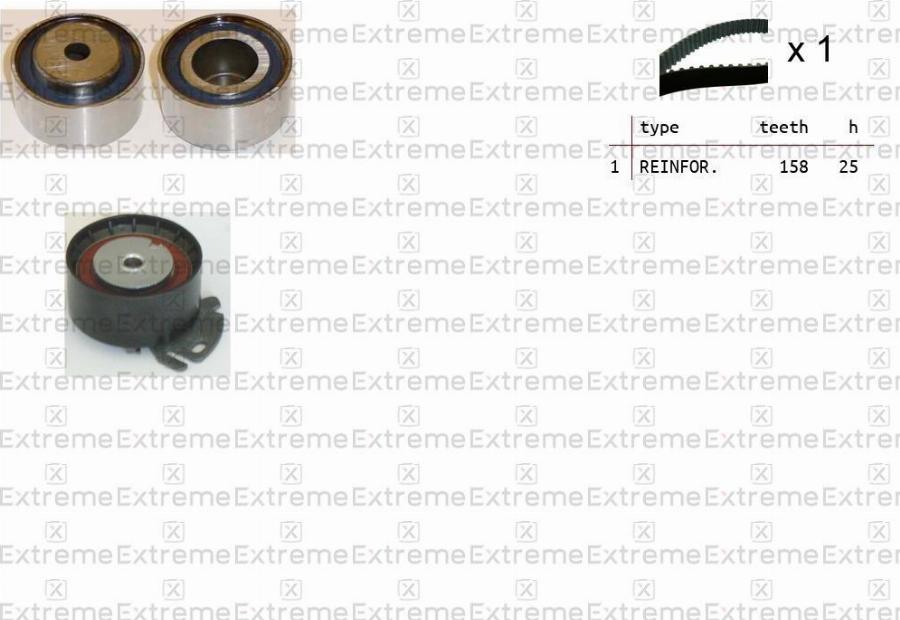 EXTREME 99990015 - Комплект ременя ГРМ autozip.com.ua