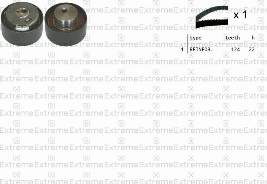EXTREME 99990016 - Комплект ременя ГРМ autozip.com.ua