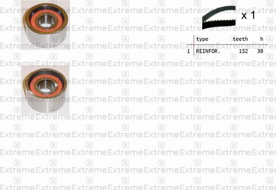 EXTREME 99990010 - Комплект ременя ГРМ autozip.com.ua