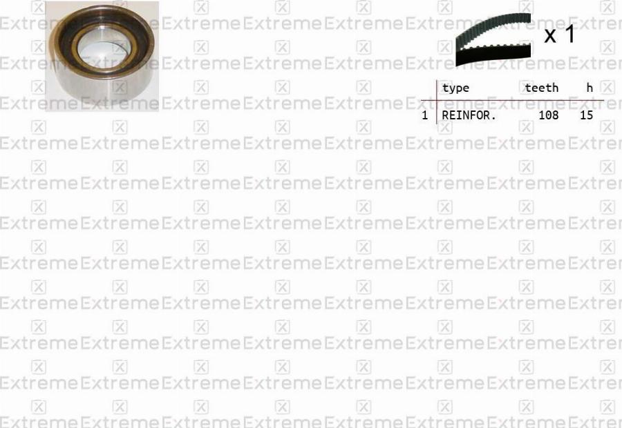 EXTREME 99990011 - Комплект ременя ГРМ autozip.com.ua