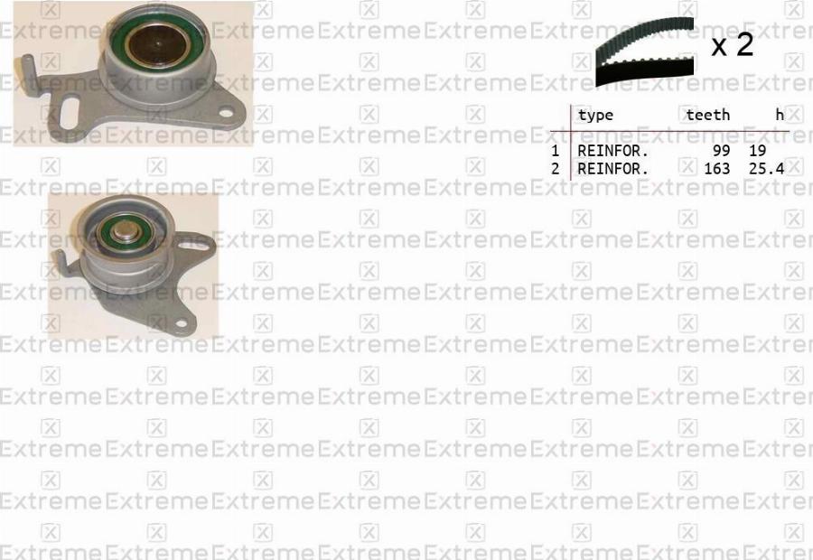 EXTREME 99990018 - Комплект ременя ГРМ autozip.com.ua