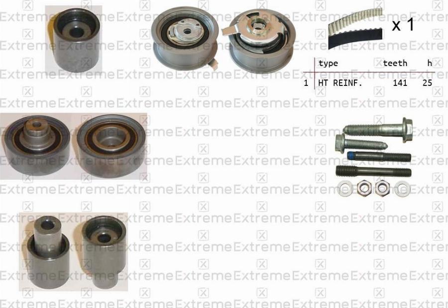 EXTREME 99990012 - Комплект ременя ГРМ autozip.com.ua