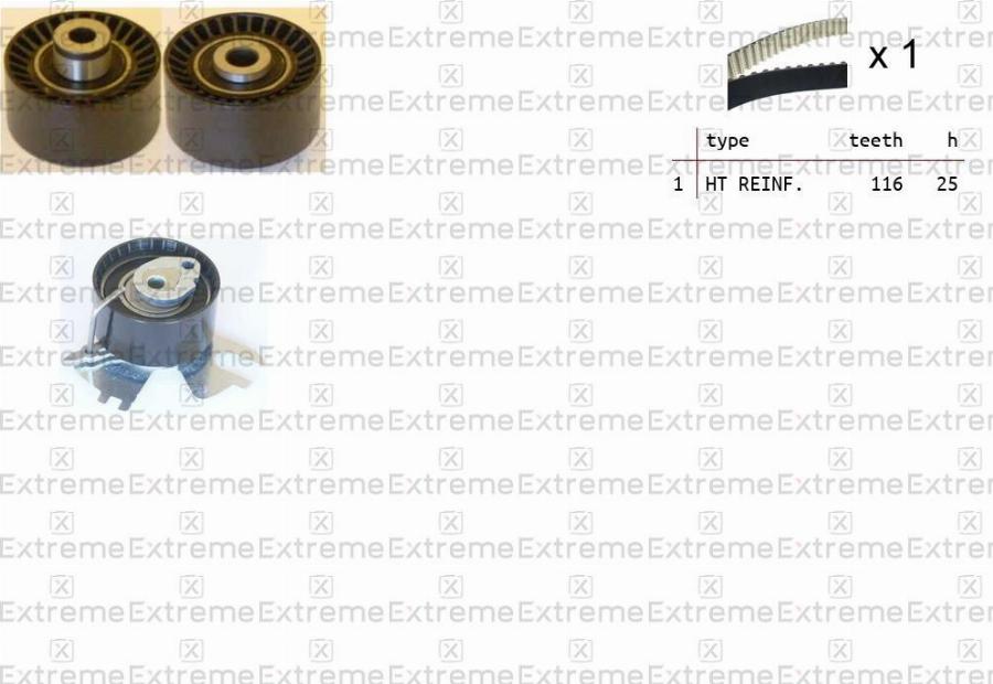 EXTREME 99990088 - Комплект ременя ГРМ autozip.com.ua