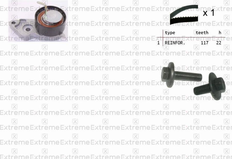 EXTREME 99990030 - Комплект ременя ГРМ autozip.com.ua