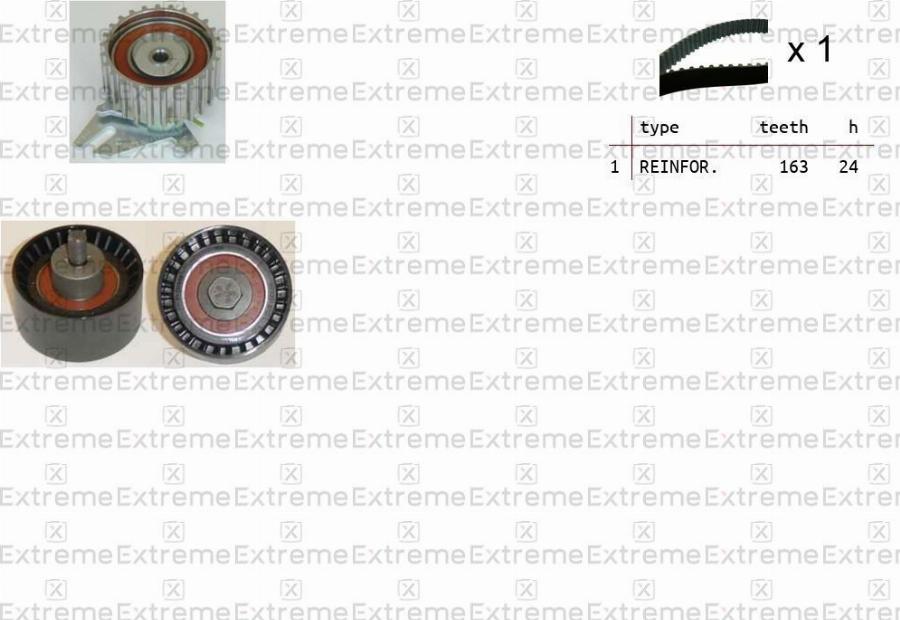 EXTREME 99990033 - Комплект ременя ГРМ autozip.com.ua
