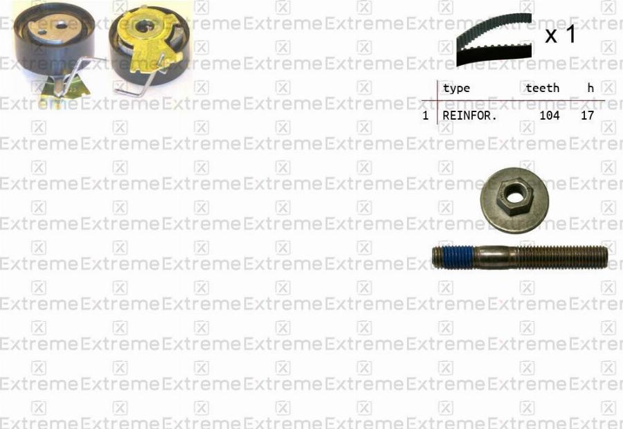 EXTREME 99990024 - Комплект ременя ГРМ autozip.com.ua