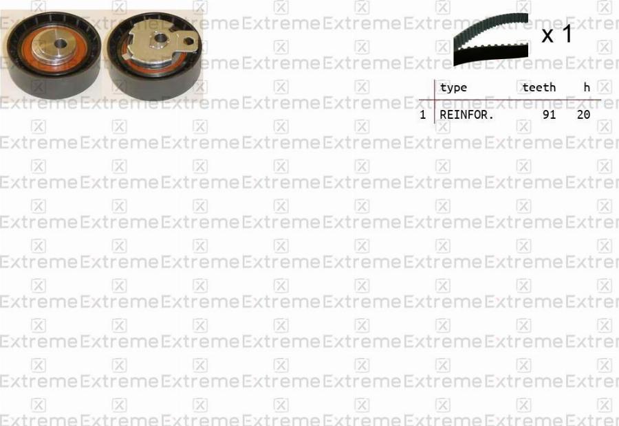 EXTREME 99990026 - Комплект ременя ГРМ autozip.com.ua