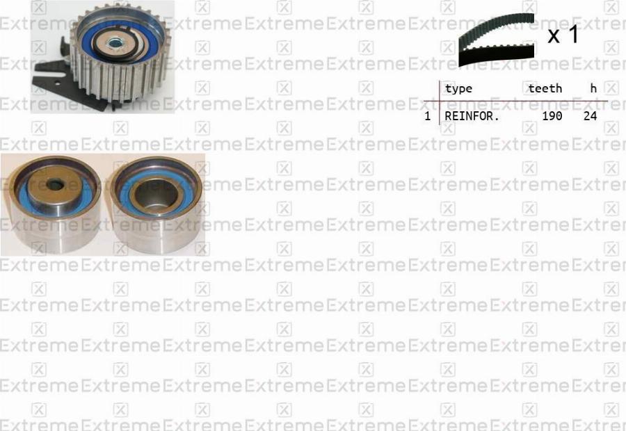 EXTREME 99990021 - Комплект ременя ГРМ autozip.com.ua