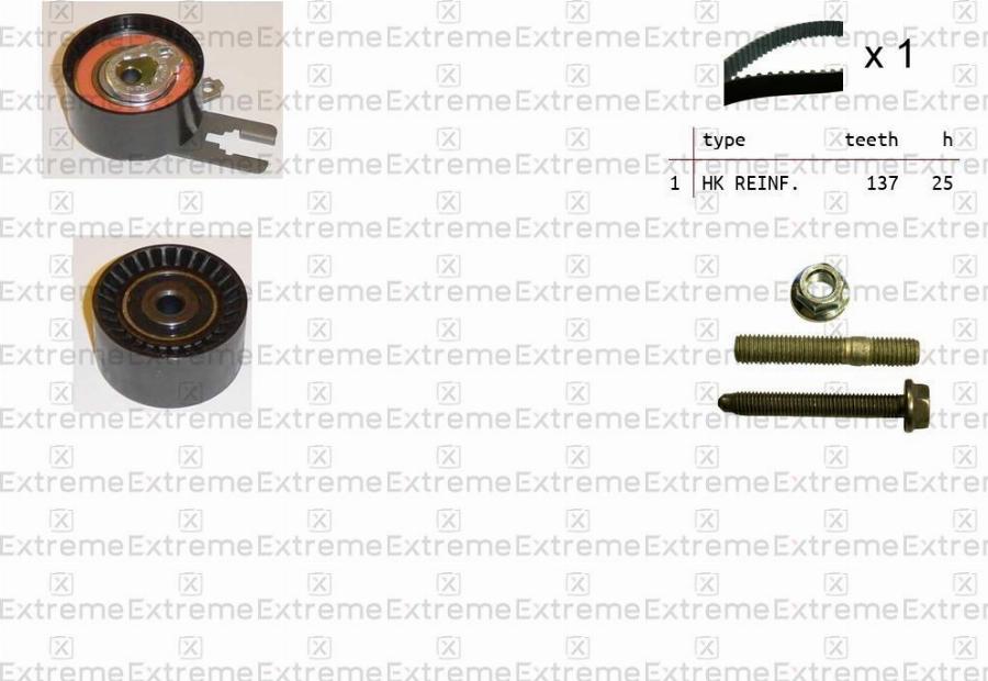 EXTREME 99990027 - Комплект ременя ГРМ autozip.com.ua
