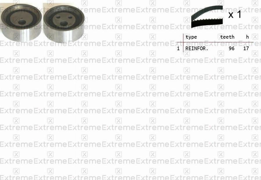EXTREME 99990072 - Комплект ременя ГРМ autozip.com.ua