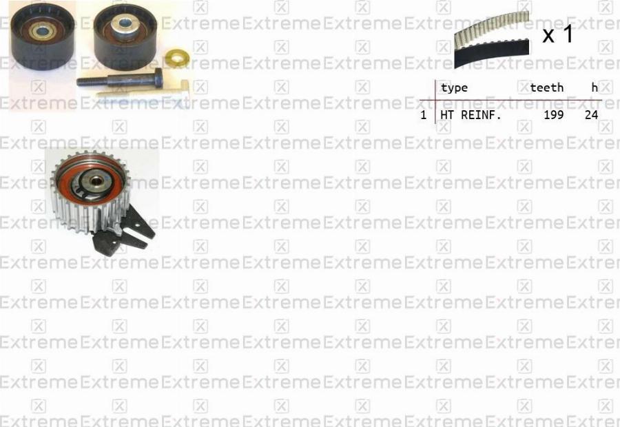 EXTREME 99990077 - Комплект ременя ГРМ autozip.com.ua