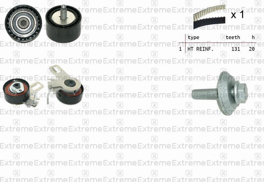 EXTREME 99990103 - Комплект ременя ГРМ autozip.com.ua