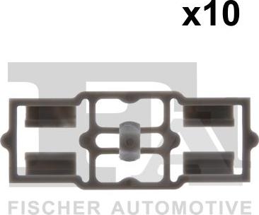 FA1 10-40075.10 - Зажим, молдинг / захисна накладка autozip.com.ua