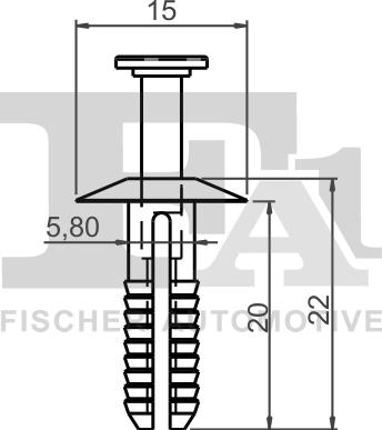 FA1 10-20009.10 - Пружинний затиск, буфер autozip.com.ua