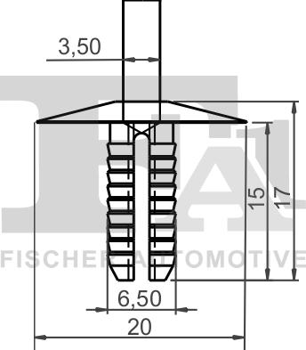 FA1 10-20005.5 - Заклепка autozip.com.ua