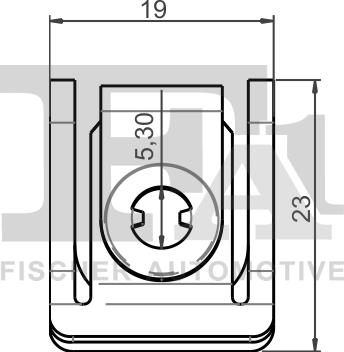FA1 11-40117.5 - Зажим, молдинг / захисна накладка autozip.com.ua
