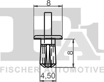 FA1 21-20005.10 - Зажим, молдинг / захисна накладка autozip.com.ua