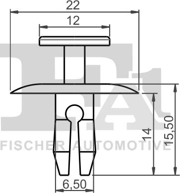 FA1 21-20008.25 - Зажим, молдинг / захисна накладка autozip.com.ua