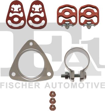 FA1 CC121034 - Монтажний комплект, сажовий / частковий фільтр autozip.com.ua