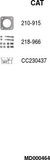 FA1 MD000464 - Каталізатор autozip.com.ua