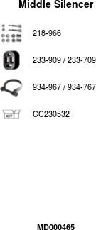 FA1 MD000465 - Середній глушник вихлопних газів autozip.com.ua