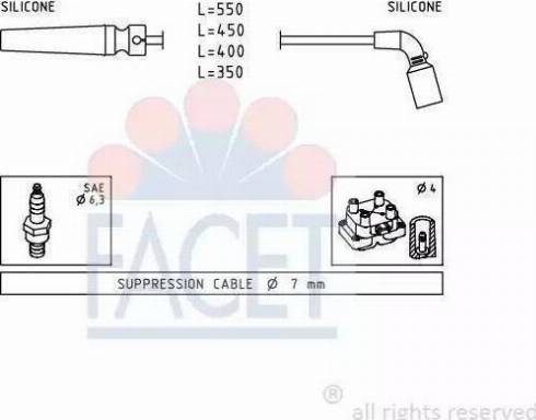 BorgWarner (BERU) ZEF1609 - Комплект проводів запалювання autozip.com.ua