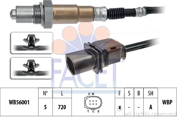 FACET 10.8421 - Лямбда-зонд, датчик кисню autozip.com.ua