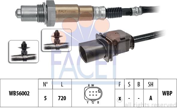 FACET 10.8478 - Лямбда-зонд, датчик кисню autozip.com.ua