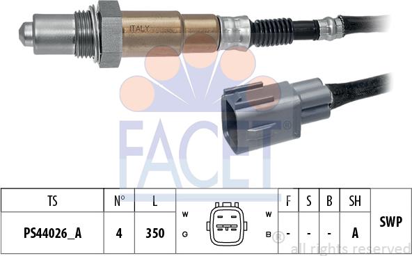 FACET 10.8523 - Лямбда-зонд, датчик кисню autozip.com.ua