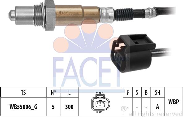 FACET 10.8579 - Лямбда-зонд, датчик кисню autozip.com.ua