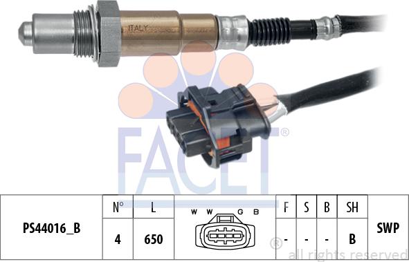 FACET 10.8385 - Лямбда-зонд, датчик кисню autozip.com.ua