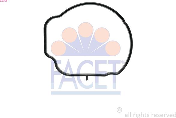 FACET 7.9754 - Прокладка, термостат autozip.com.ua