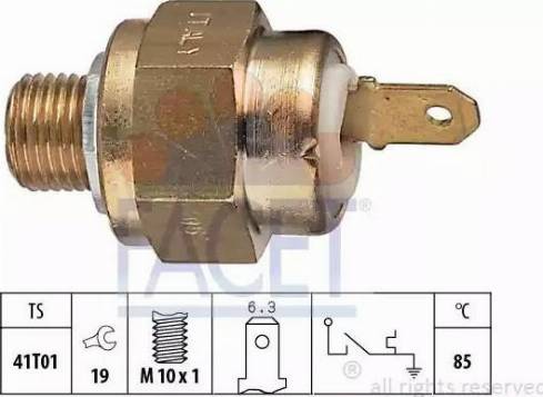 FACET 7.4084 - Датчик, температура охолоджуючої рідини autozip.com.ua