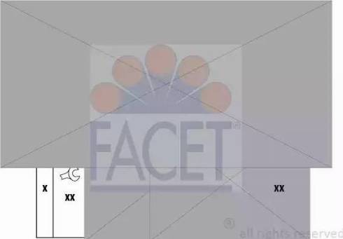 FACET 7.5155 - Термовимикач, вентилятор радіатора / кондиціонера autozip.com.ua