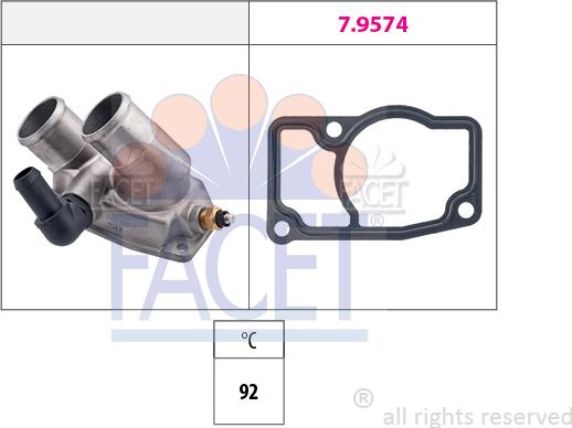 FACET 7.8346 - Термостат, охолоджуюча рідина autozip.com.ua