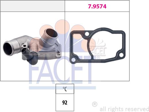 FACET 7.8347 - Термостат, охолоджуюча рідина autozip.com.ua