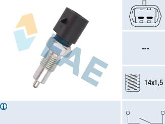 FAE 40480 - Датчик, контактний перемикач, фара заднього ходу autozip.com.ua