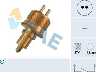 FAE 40430 - Датчик, контактний перемикач, фара заднього ходу autozip.com.ua