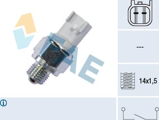 FAE 40592 - Датчик, контактний перемикач, фара заднього ходу autozip.com.ua