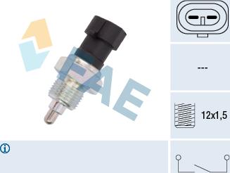FAE 40511 - Датчик, контактний перемикач, фара заднього ходу autozip.com.ua