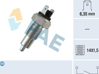 FAE 40240 - Датчик, контактний перемикач, фара заднього ходу autozip.com.ua