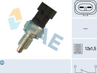 FAE 41170 - Датчик, контактний перемикач, фара заднього ходу autozip.com.ua