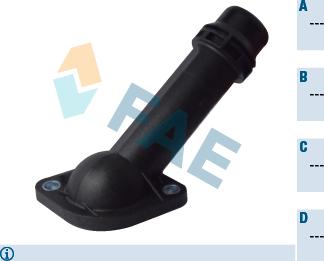FAE 54305 - Фланець охолоджуючої рідини autozip.com.ua