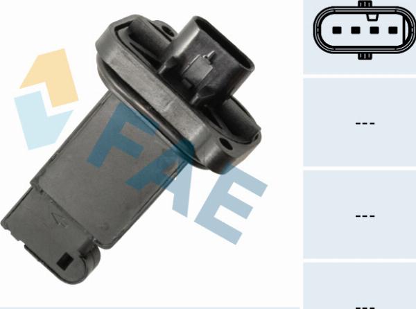 FAE 69024 - Датчик потоку, маси повітря autozip.com.ua