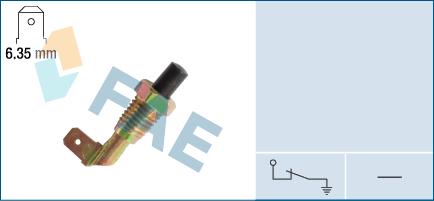 FAE 67110 - Вимикач, контакт двері autozip.com.ua