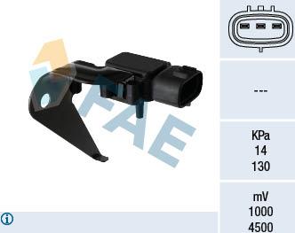 FAE 15152 - Датчик, тиск у впускний трубі autozip.com.ua