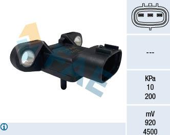 FAE 15157 - Датчик, тиск у впускний трубі autozip.com.ua