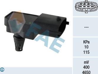 FAE 15104 - Датчик, тиск у впускний трубі autozip.com.ua