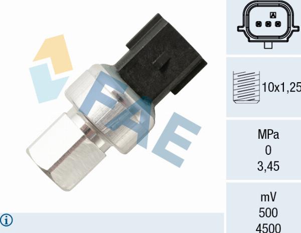 FAE 15804 - Пневматичний вимикач, кондиціонер autozip.com.ua